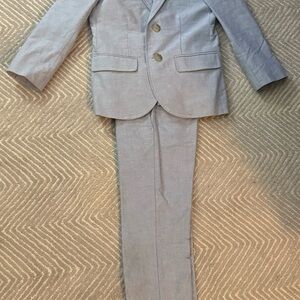 Crewcuts Light Blue Chambray Suit for Boys 6-7